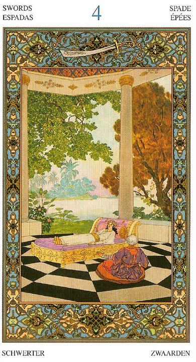 Предыдущая карта. Четверка мечей